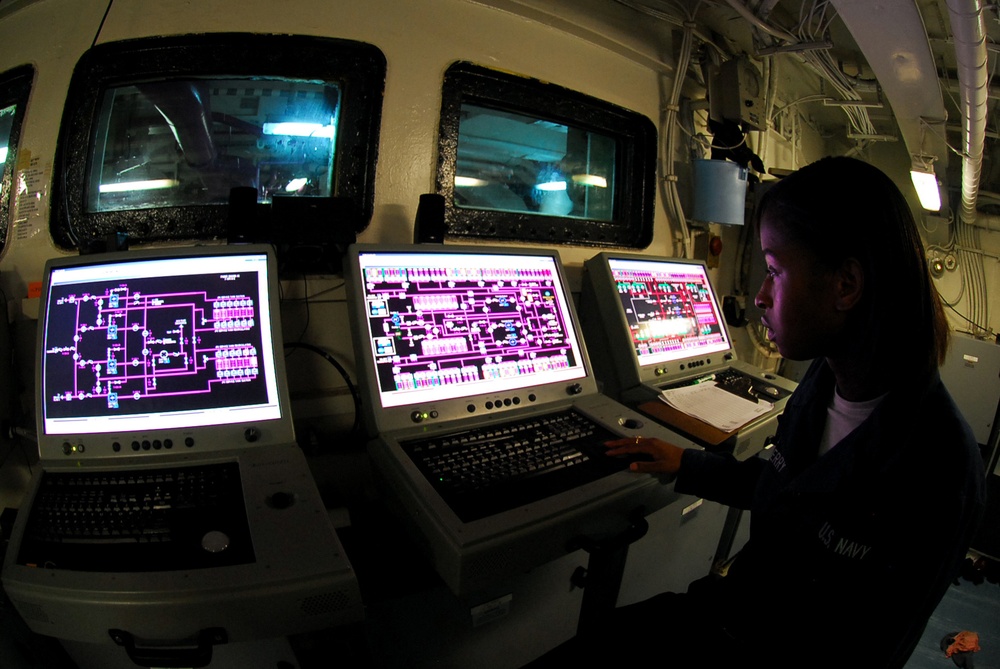 At sea aboard the USS Nimitz