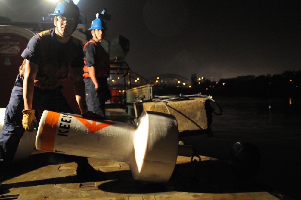 USCGC Osage Positions Bouys