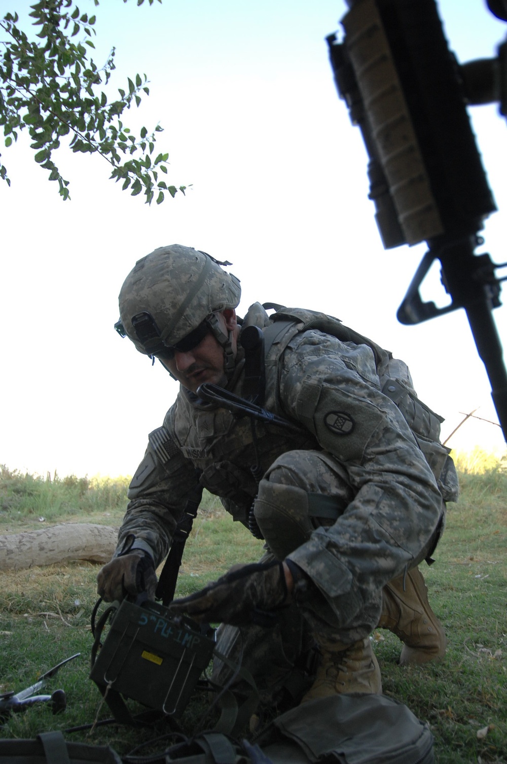 Weapons cache search