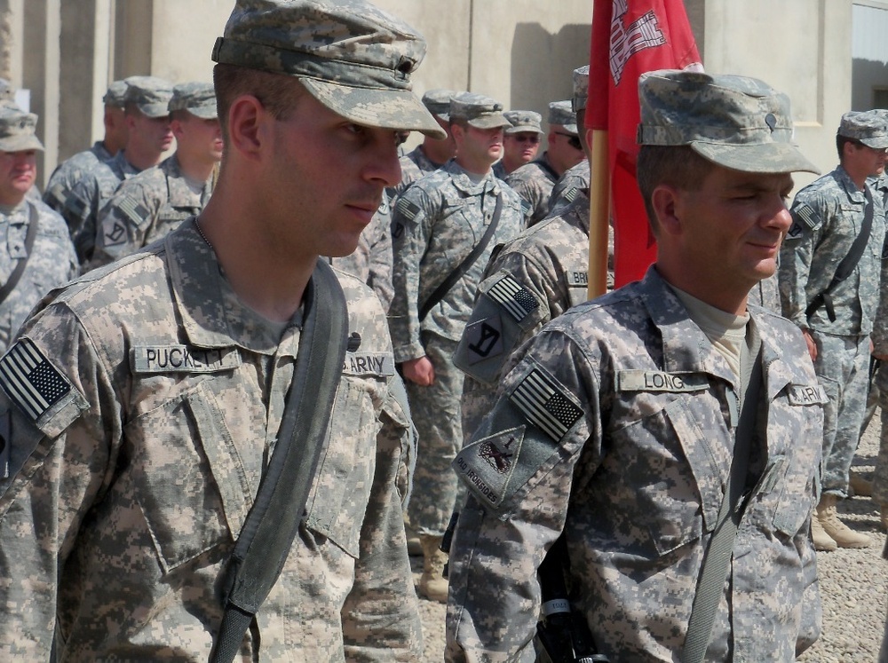 Engineer Soldiers receive Combat Action Badge