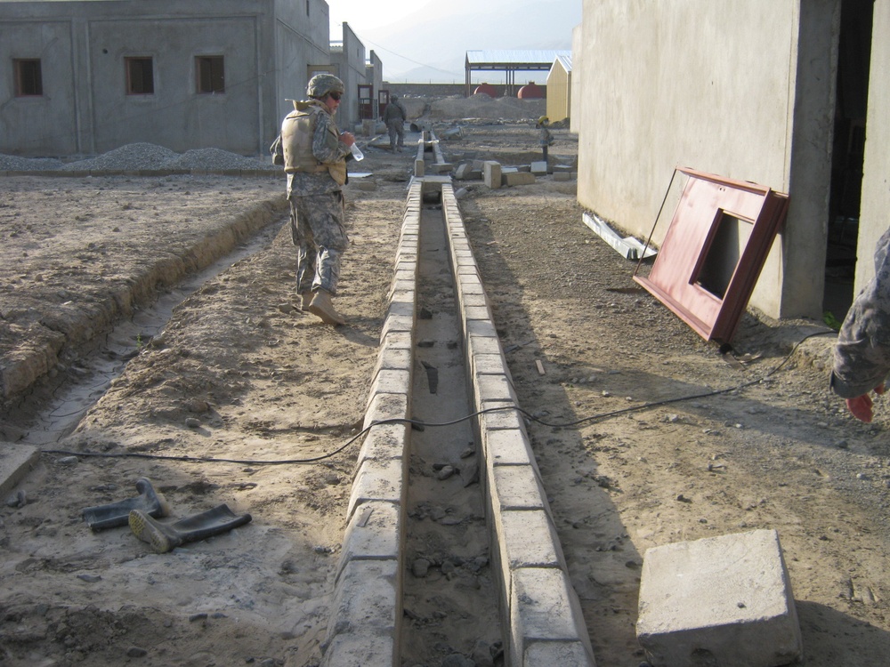 Construction in Khas Kunar