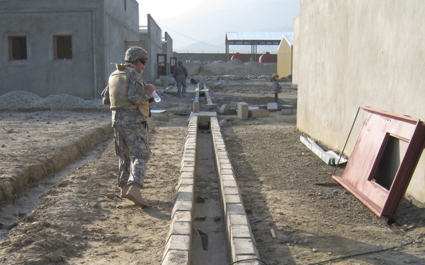 Construction in Khas Kunar