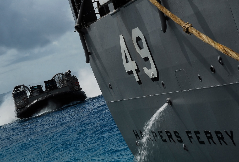 USS Harpers Ferry action
