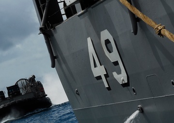 USS Harpers Ferry action