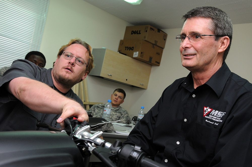 Motorcycle Safety Coaches Certified at Qatar Base