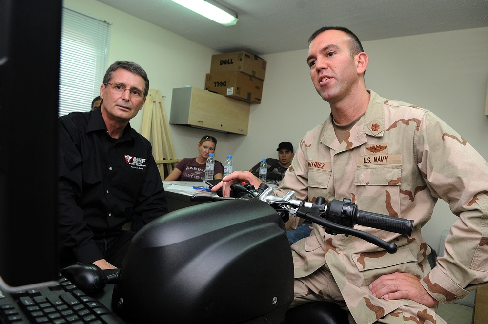 Motorcycle Safety Coaches Certified at Qatar Base