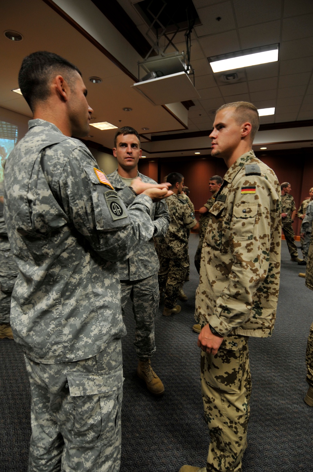 Paratroopers, multi-national Soldiers get to know each other during joint exercise