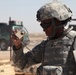 Soldiers check up on the Said Dikil school construction site