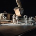 Soldiers remove temporary bridge near Amarah