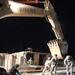 Soldiers remove temporary bridge near Amarah