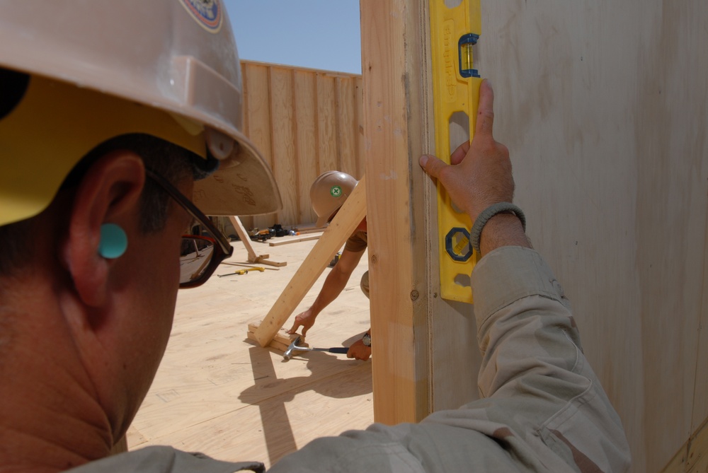 NMCB 22 working at Kandahar Airfield, Afghanistan