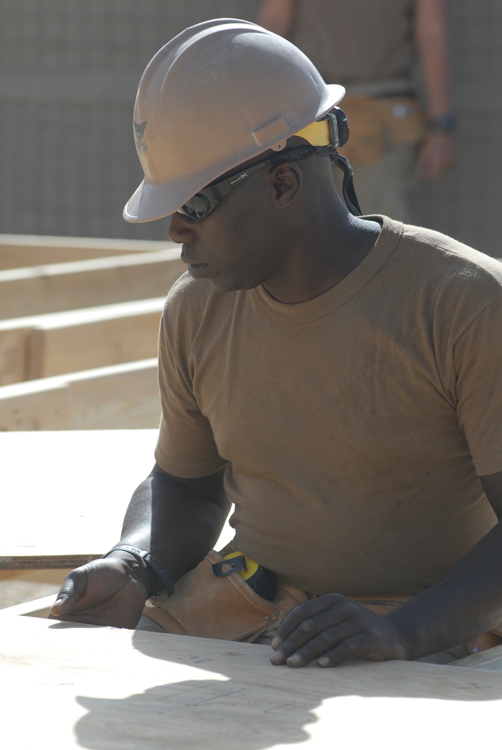 NMCB 22 working at Kandahar Airfield, Afghanistan