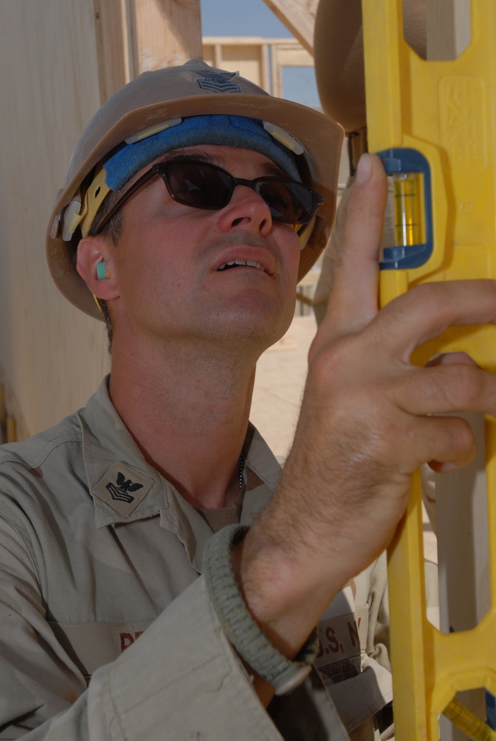 NMCB 22 working at Kandahar Airfield, Afghanistan