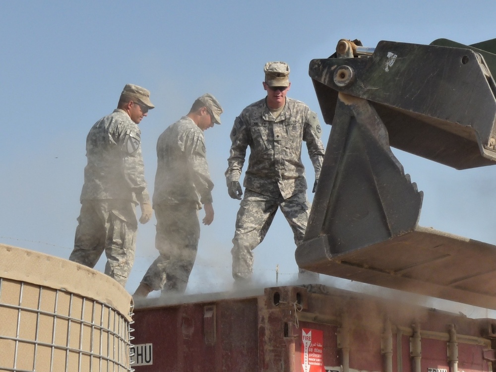 Engineers improve ammo dump