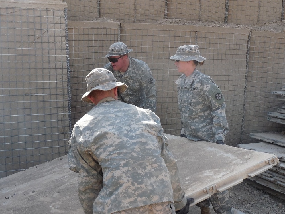 Engineers improve ammo dump