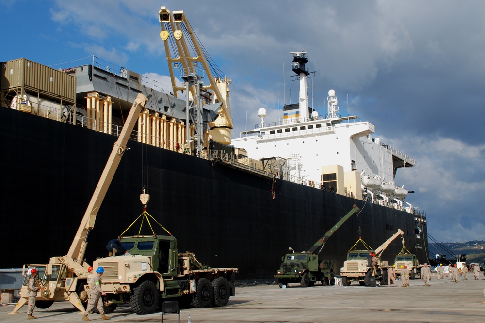 MPF Offload at Souda Bay, Greece