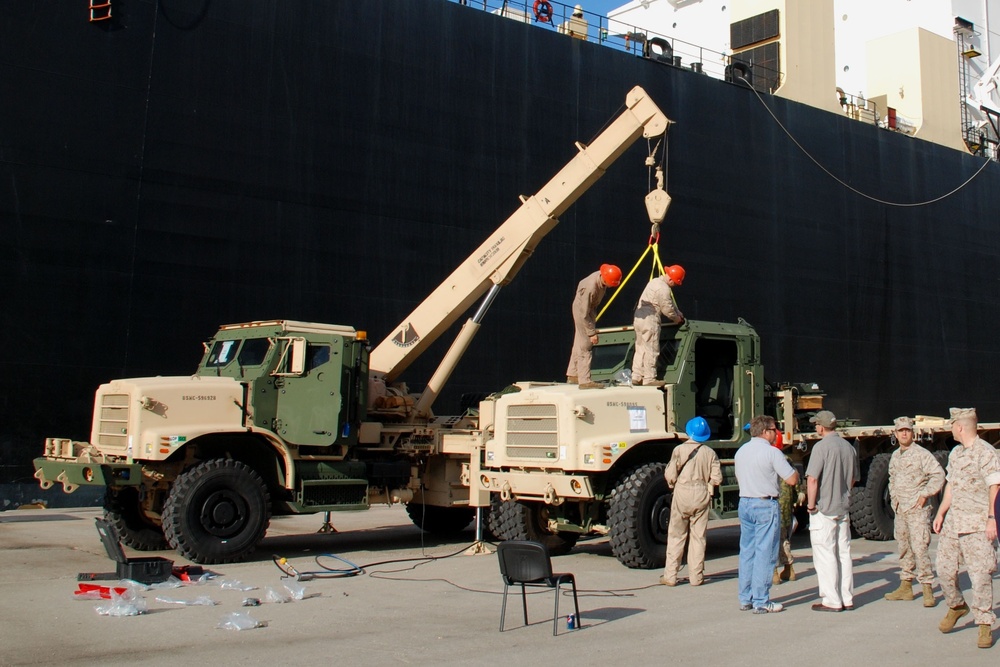 MPF Offload at Souda Bay, Greece