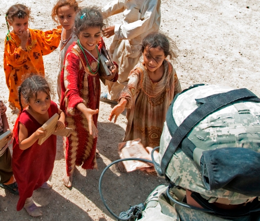 Team 'Tribal' delivers smiles to Iraqi children