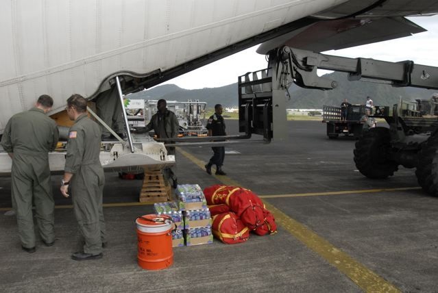 US Coast Guard C-130 Delivers Aid to American Samoa