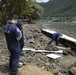 US Coast Guard Surveys Pollution Damage in America Samoa