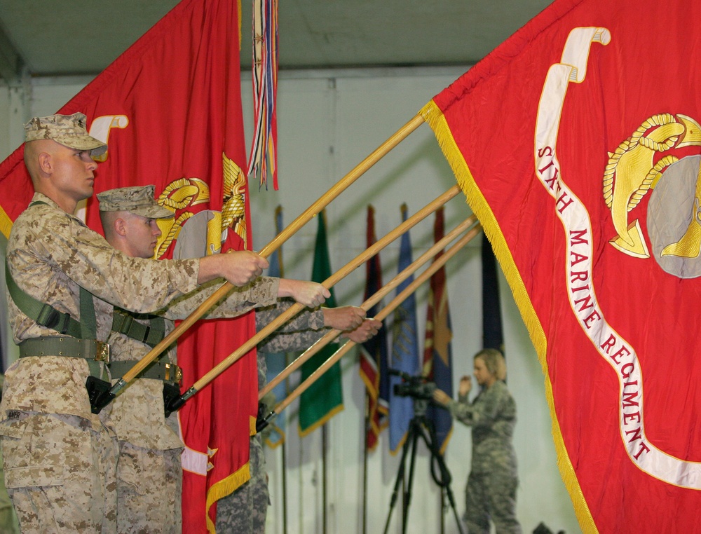 Six-year legacy of Marine  Corps regiments in Iraq followed by an Army brigade