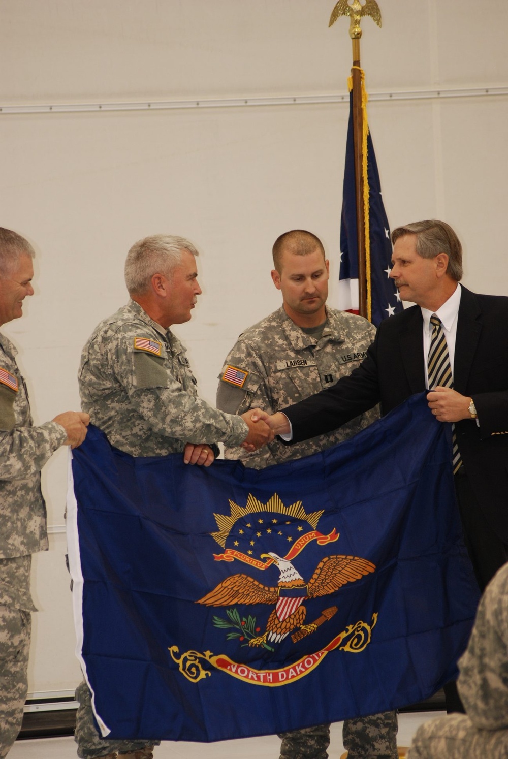 Send-Off Event Held for North Dakota Army National Guard Soldiers Heading for Iraq