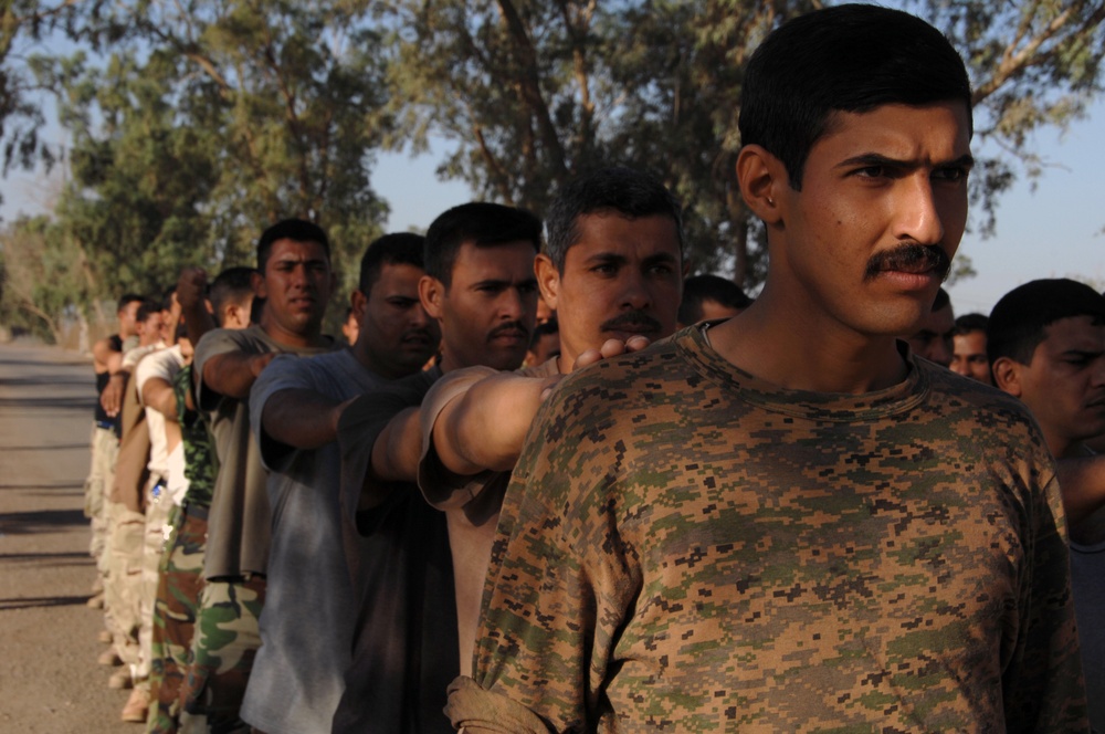 Iraqi army physical training