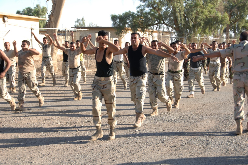 Iraqi army physical training