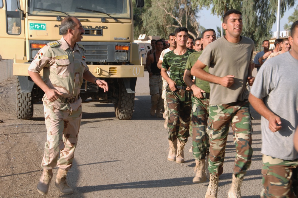 Iraqi army physical training