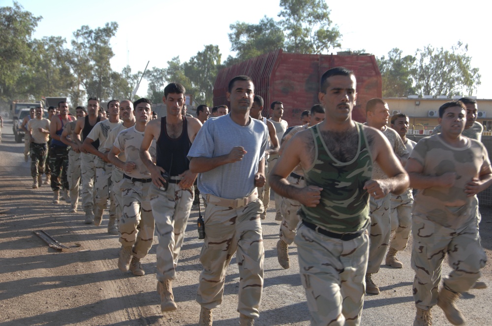 Iraqi army physical training