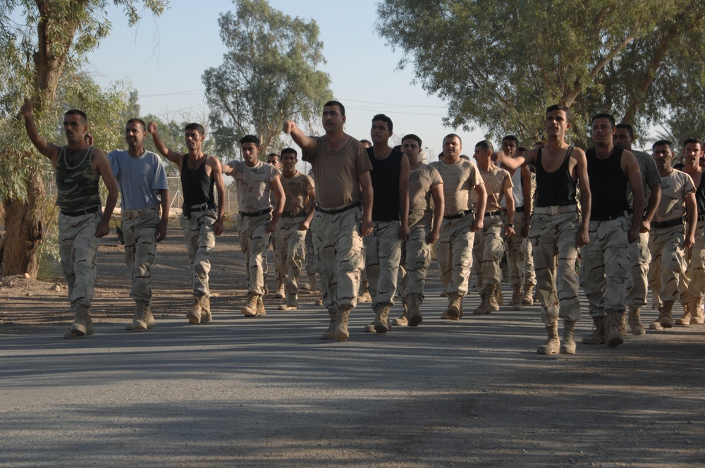 Iraqi army physical training