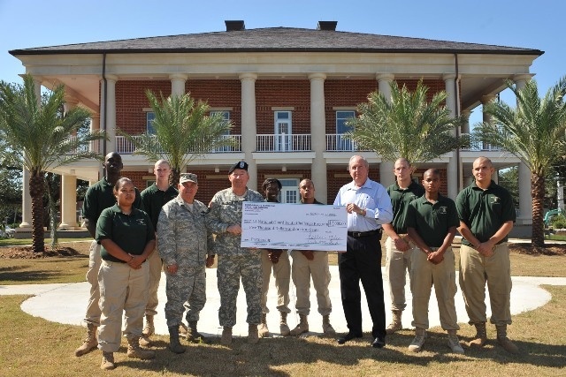 Louisiana Youth Challenge Program receives $5,000 check