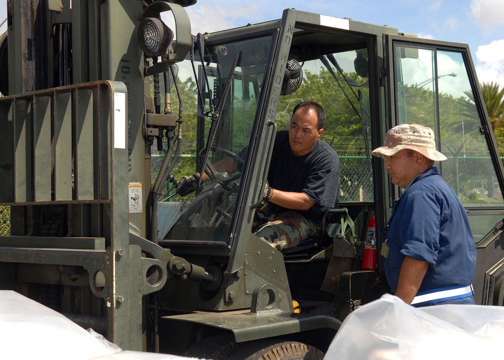 Hickam Air Force Base Humanitarian Relief for American Samoa