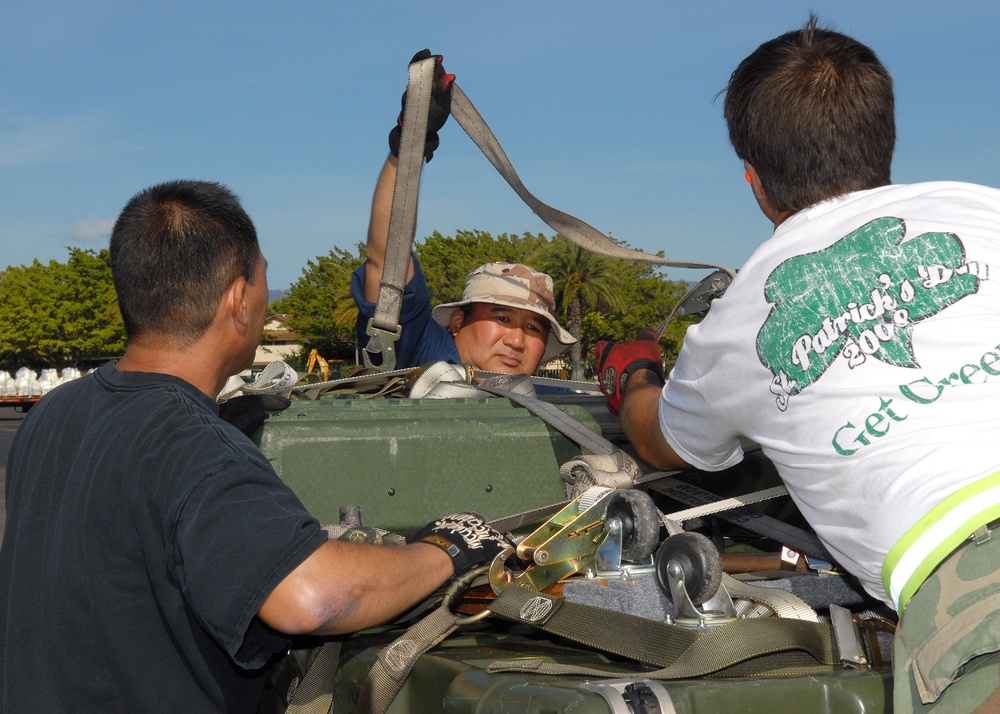 Hickam Air Force Base Humanitarian Relief for American Samoa