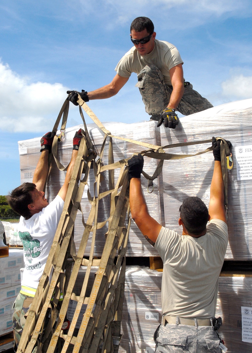 Hickam Air Force Base Humanitarian Relief for American Samoa