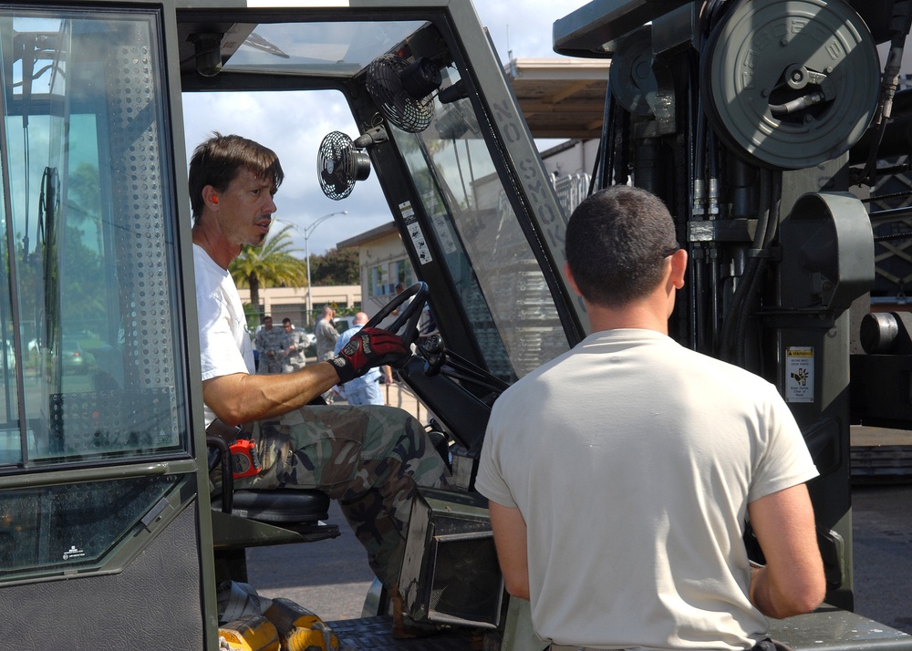 Hickam Air Force Base Humanitarian Relief for American Samoa