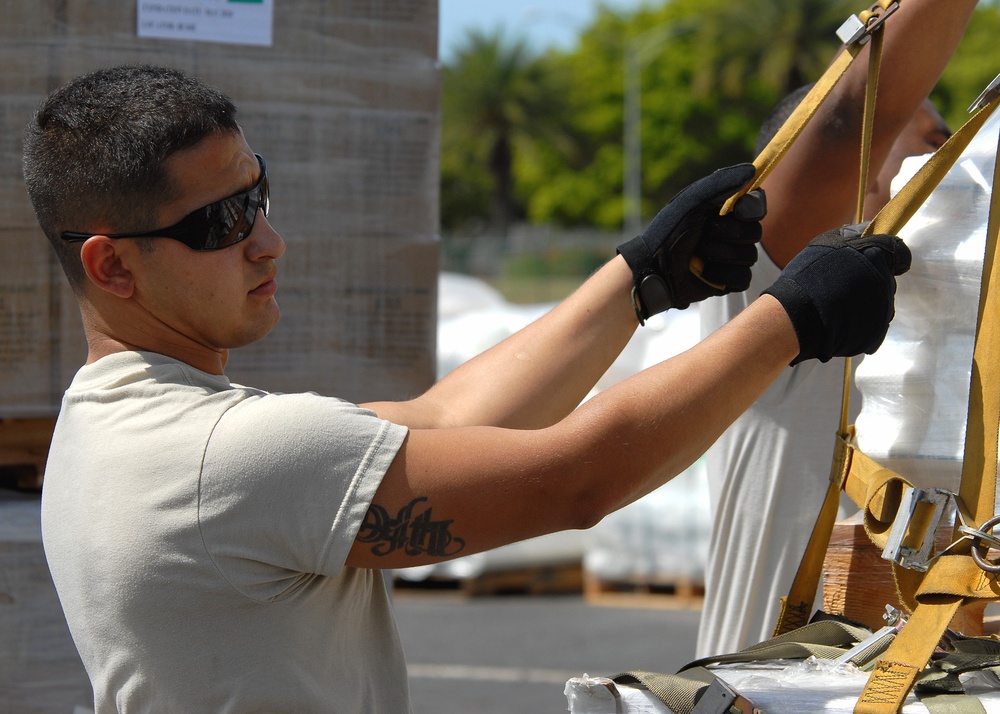 Hickam Air Force Base Humanitarian Relief for American Samoa