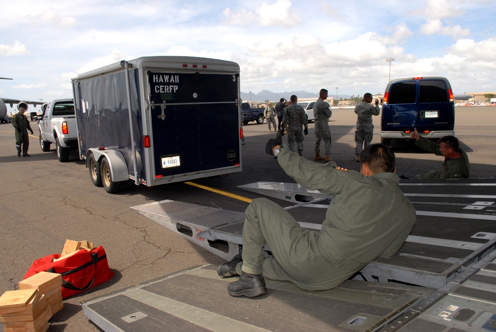 Hickam Air Force Base Humanitarian Relief for American Samoa