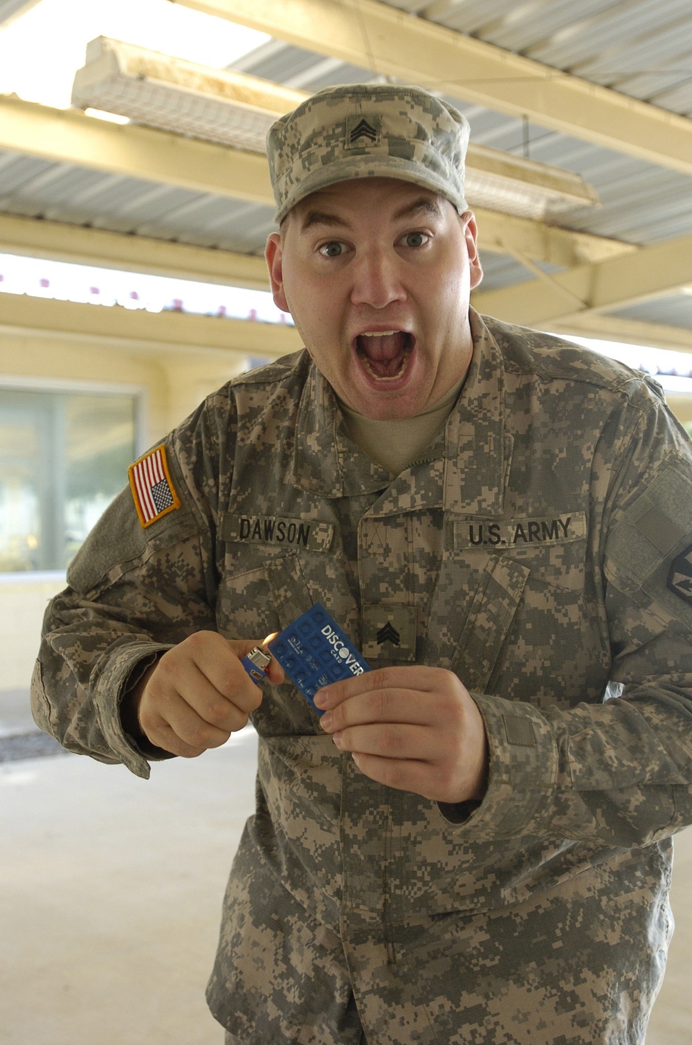 Soldier battles debt and wins