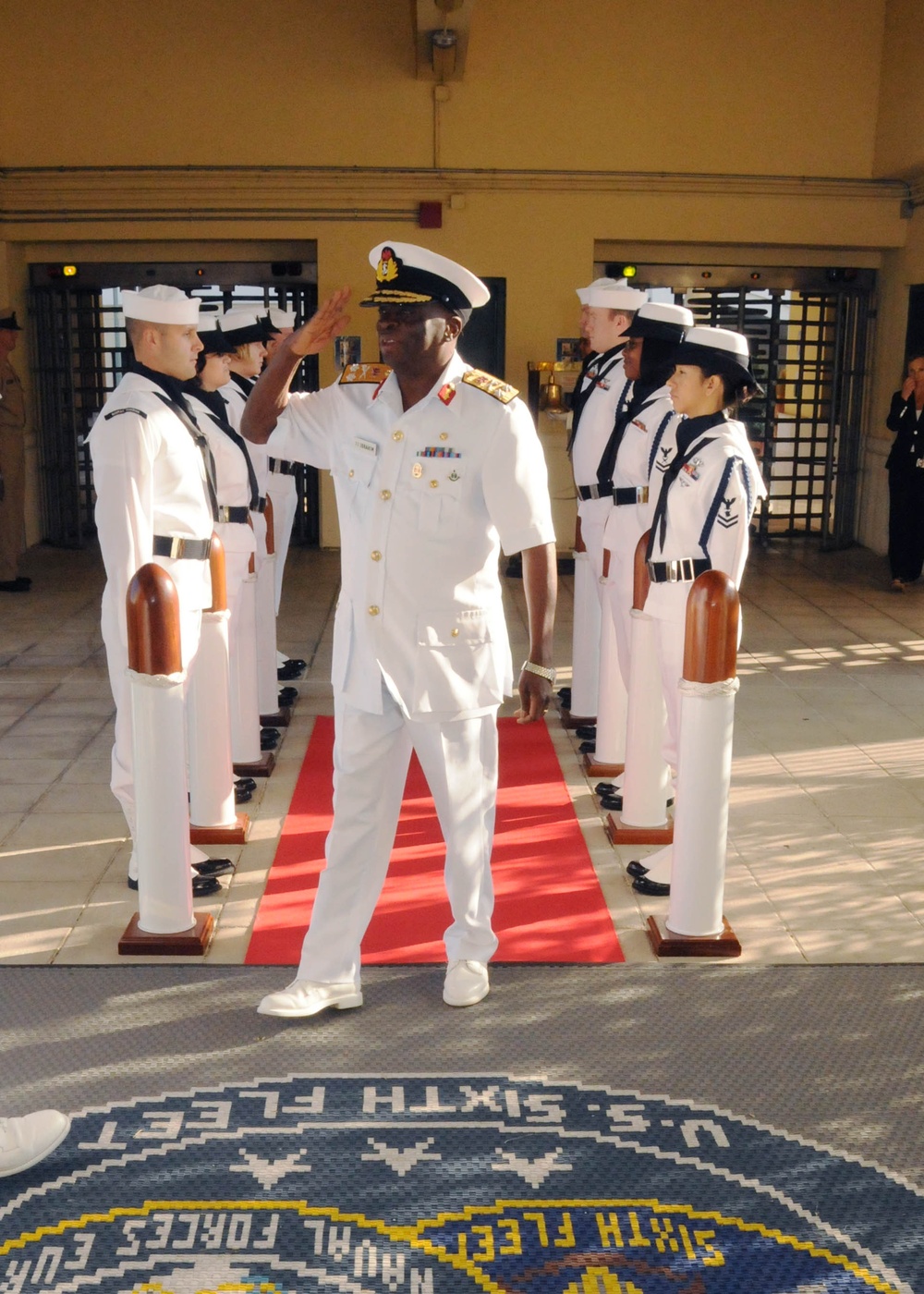 Nigerian Chief of Naval Staff visits Naples