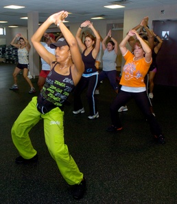 Aerobathon Big Hit at Towle Court Fitness Center