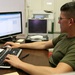 Marine Works Towards College Degree While Serving in Iraq