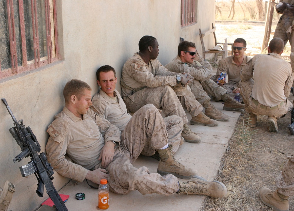 3rd Light Armored Reconnaissance Marines Keep Their Spirits High and Their Heads Low