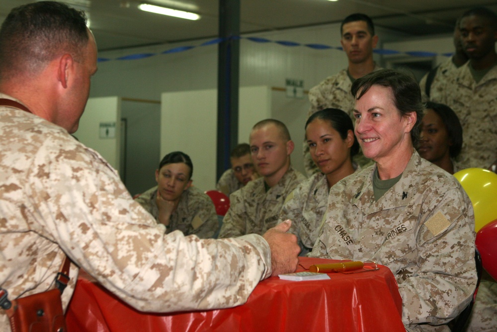 Female Marine Officer Celebrates 5 Decades of Life and 3 Decades of Service to Corps