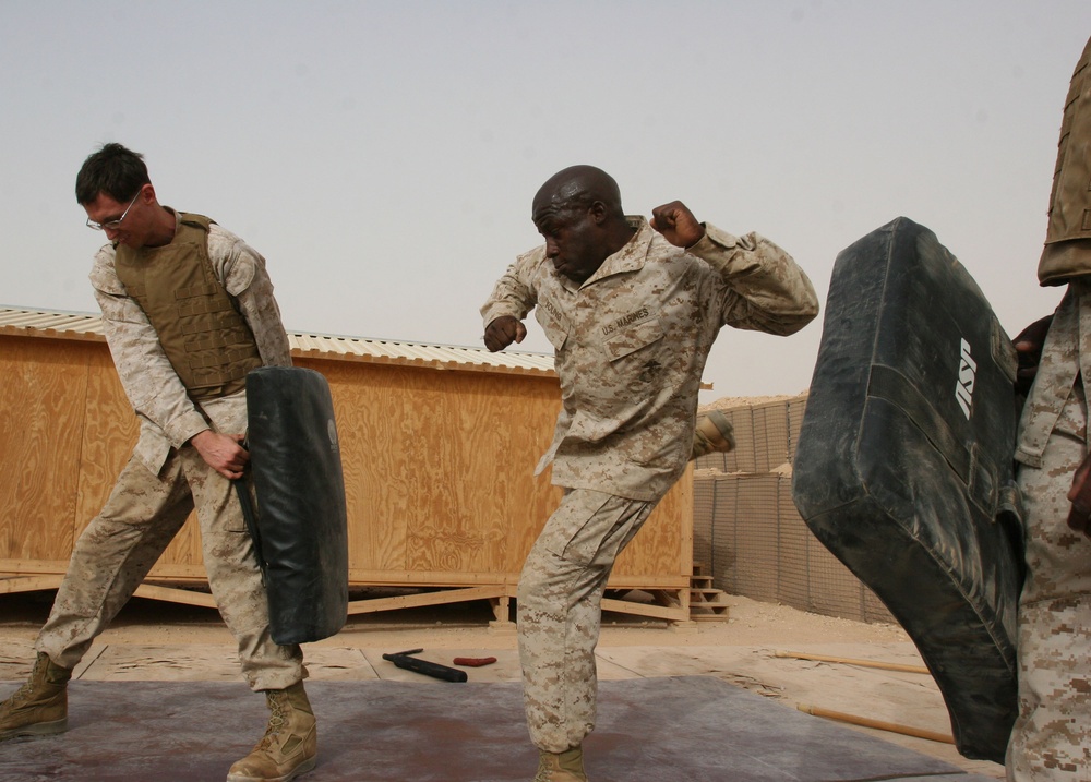 Military Transition Team Marines Train to Sustain Warrior Skills