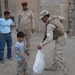 Soldiers makes food delivery in Baghdad