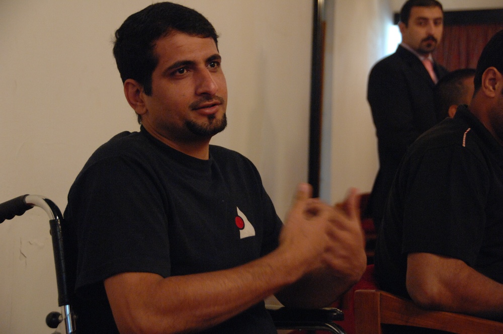 Iraqis participate in business training
