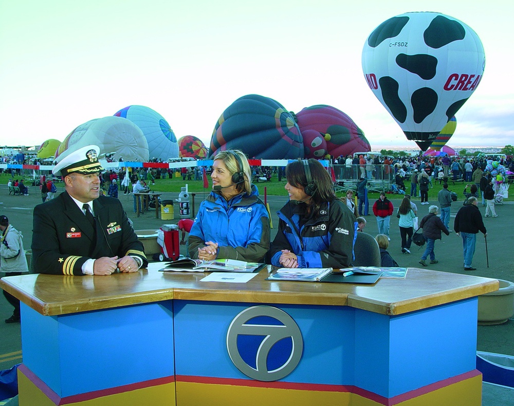 Sailors interact with local community