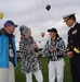 Sailors interact with local community