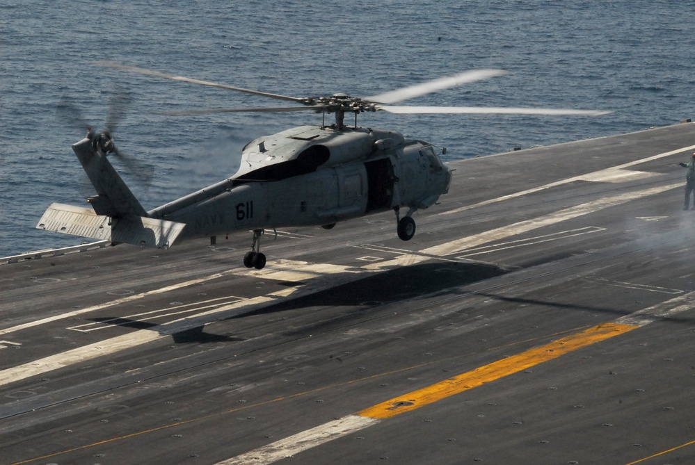 USS Nimitz conducts operations in Indian Ocean